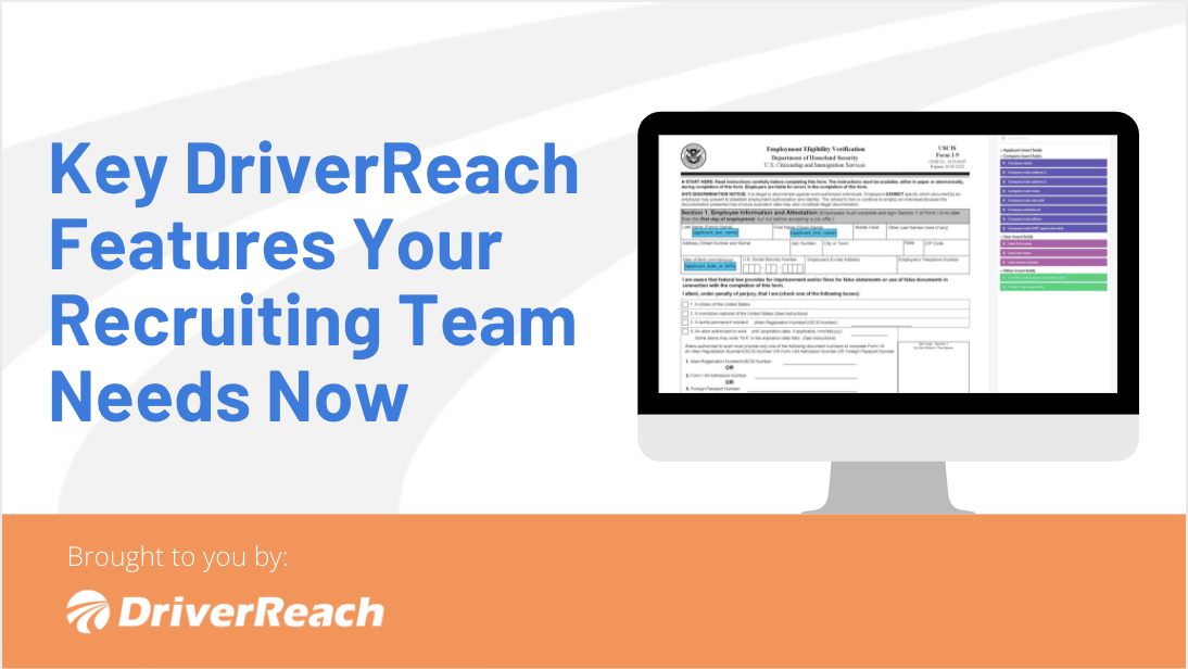 Key DriverReach Features Your Recruiting Team Needs Now